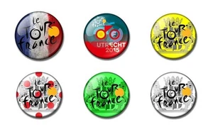 Le Tour de France 2015 25mm button badge GRAND DEPART, Utrecht, Zelande, Dutch - Picture 1 of 8
