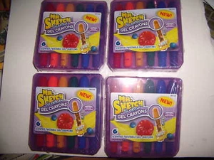 4x Mr Sketch Fruit Scented Twistable Gel Crayons 6 pk assorted colors - Picture 1 of 3