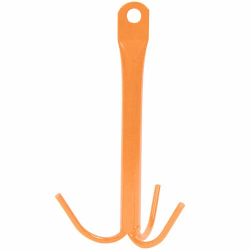 TACK REINIGUNGSHAKEN 3 ZACKEN - TACK ROOM ZUBEHÖR ZAUMZEUG ZAUMZEUG RACK - ORANGE