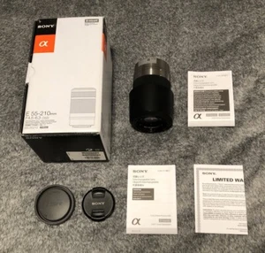 Sony SEL55210 55-210mm f/4.5-6.3 E-Mount Telezoomobjektiv mit Box & Anleitungen - Bild 1 von 13