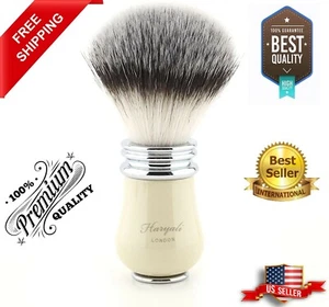 Cepillo de afeitar Pure Vegan Brists - Mango de resina de primera calidad con detalles cromados - Imagen 1 de 2