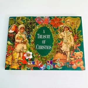 A Treasury of Christmas Robert Frederick HC Gift Book Origins Traditions Carols - Bild 1 von 12
