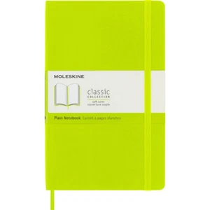 Moleskine Classic Notebook Lemon Green Large Softcover Elastic Closure Journal - Picture 1 of 8