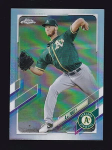 Topps 2021 cromo #90 A.J. REFRACTOR paralelo PUK Oakland Athletics A's - Imagen 1 de 3