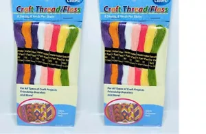 LOT OF 2 Allary Craft Thread - 8 Skeins 8 Yards per skein - Picture 1 of 3