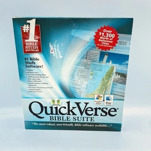 QuikeVerse Bible Suite - Bible Study Software PC CD-ROM, 2000-2009 Windows, Mac - Picture 1 of 11