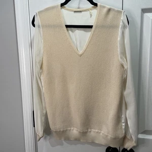 Women’s Elie Tahari Merino Wool And Silk Sweater Size Medium - Picture 1 of 10
