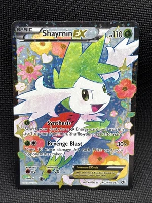Pokémon Shaymin EX Full Art Legendary Treasures Radiant Collection RC21/RC25 LP - Image 1 of 4