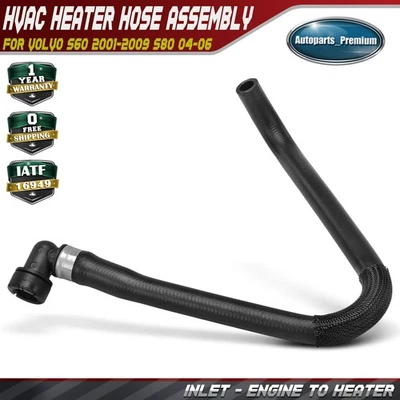 Manguera de calefacción de climatización de motor de entrada a calentador para Volvo S60 2001-2009 S80 04-06 XC70 Foto 1 de 4
