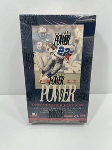 1992 Pro Set Power Football Premier Edition Box Sealed (36 Packs) - Picture 1 of 2