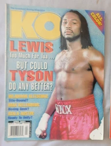 Lennox Lewis - April 2001 KO Boxing Magazine Ex - Picture 1 of 1