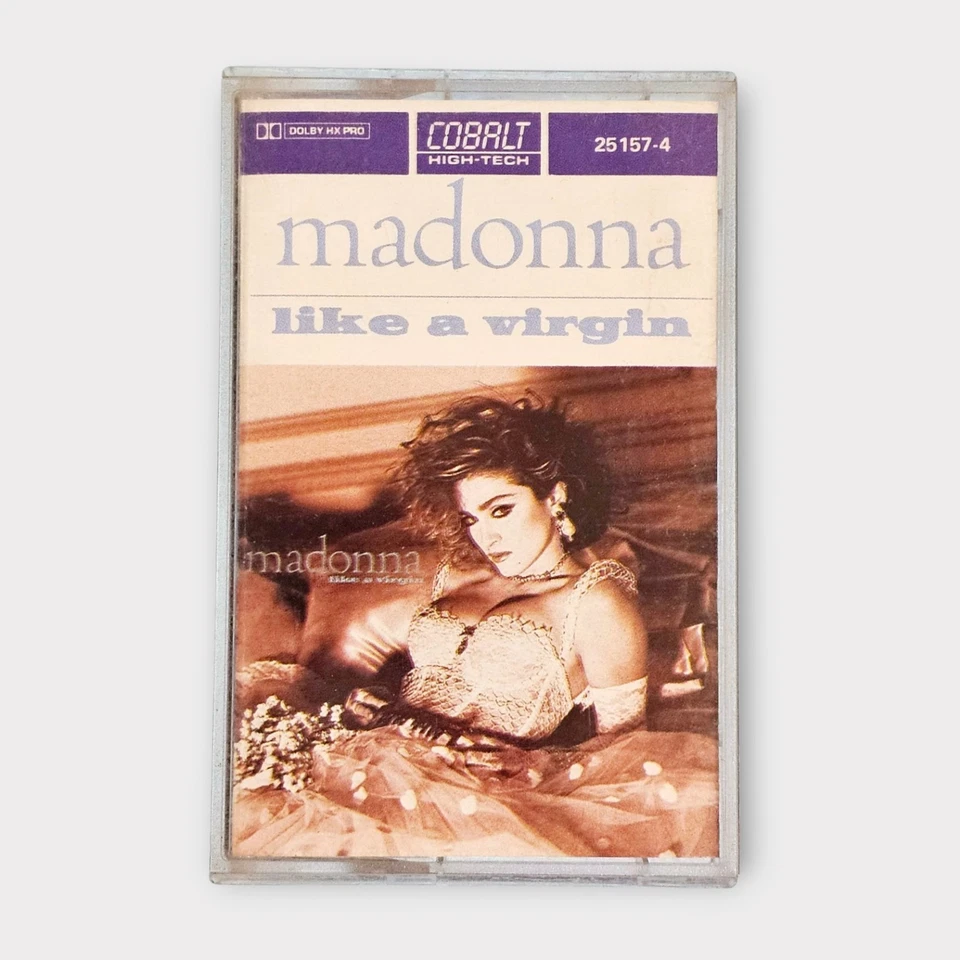 Madonna - Like A Virgin (Cassette, 1984) Electronic Synth Pop Vocal Dance Music - Image 1 of 4