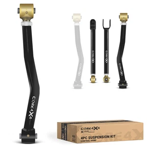 4pc Crawl Series Front Control Arm Kit fits Jeep Wrangler JK/JKU 07-18 - Picture 1 of 20