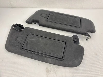 Mercedes W221 S63 CL63 AMG RH LH Parasol lateral Parasol Negro Gamuza Fabricante de equipo original Foto 1 de 4