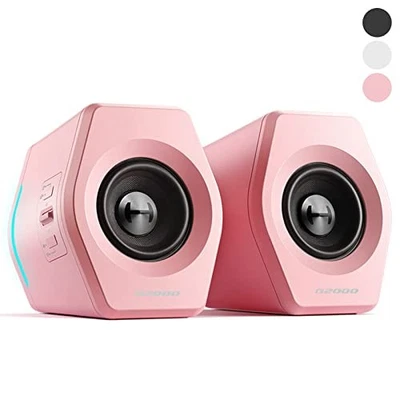 Edifier G2000 32W Gaming Speakers Bluetooth USB Pink DGG2000PK01 - Image 1 of 4