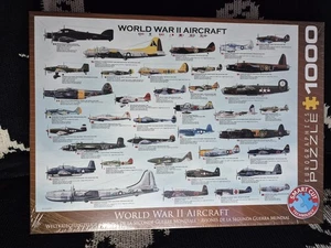 World War II Aircraft 1000 piece jigsaw puzzle 680mm x 480mm by Eurographics - Picture 1 of 2