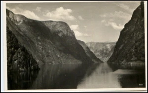 Brevkort Norge Noruega 1935 Naerofjord n/Ratzeburg - Imagen 1 de 1