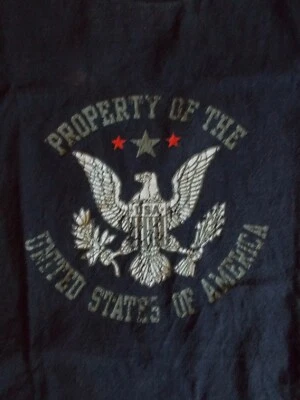 Camiseta masculina gráfica PROPRIEDADE DOS ESTADOS UNIDOS DA AMÉRICA TAMANHO 2XL - Imagem 1 de 3