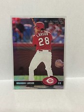 2003 Donruss Stat Line "National Atlantic City" embossed BRANDON LARSON #d 1/1