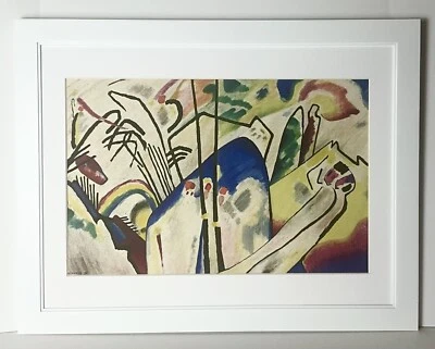 Litografía Wassily Kandinsky 1960 edición limitada firmada enmarcada certificado de autenticidad Foto 1 de 3