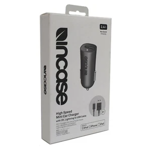 📱🔌🚗 INCASE APPLE USB CAR CHARGER FOR iPHONE + CIGERETTE LIGHTER SOCKET 📱🔌🚗 - Picture 1 of 12