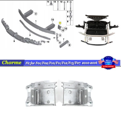 For BMW F07 F10 F06 F01 5 6 7 SERIES Radiator Mount Kits 51117186513/51117186514 Foto 1 de 4