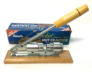 Retro Reed's Rocket Nut Cracker Model 816 Made in USA Original Box Adjustable - Picture 1 of 9
