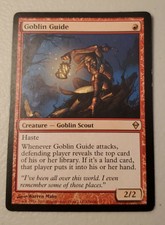 Mtg Goblin Guide Zendikar 126/249 Moderate Play
