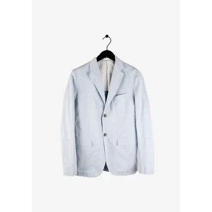 Chaqueta Blazer Original Jil Sander Azul Rayas Hombres Talla 48IT(M) H2482 - Imagen 1 de 9