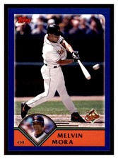 2003 Topps #229 MELVIN MORA Baltimore Orioles