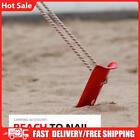 Snow & Sand Tent Stakes Pegs - Rustproof Aluminum U-Shaped Tent Pegs (Red)
