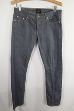Civilianaire Japan Selvedge Standard Super Slim Grey Jeans Men 30