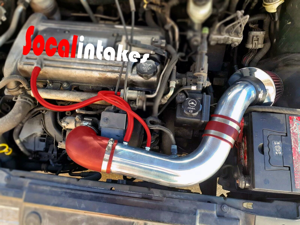 Kit de admisión de aire y filtro ROJO para Chevy Cavalier 2002-2005 2,2 L L4 Ecotec Foto 1 de 3