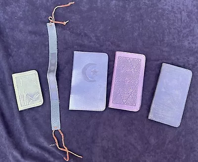 OBERON Design TOOLED Leather WALLET LOT CHECKBOOK SEE PICS - Image 1 of 4