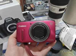 Canon PowerShot SX260 HS pink Digital Camera 12.1 MP 20X Optical Zoom pink - Picture 1 of 22