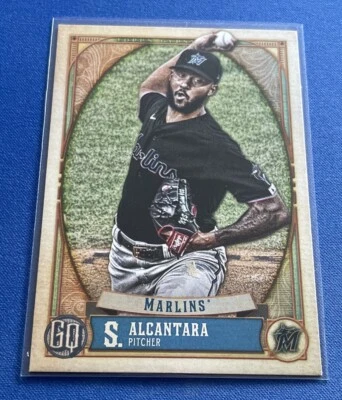 2021 Topps Gypsy Queen #168 Sandy Alcantara Miami Marlins - Image 1 of 2