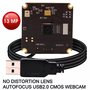 ELP 13MP Audio Mini Autofocus USB Camera Module for Android Linux Windows MAC - Picture 1 of 10