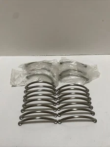 Tapered Arch Pulls Satin Nickel 3-3/4 in C2C Cabinet Pull Lot of 21 - Picture 1 of 7