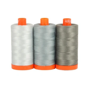 Aurifil HOUSE COLLECTIONS 3 LARGE SPOOLS 50WT Cotton Thread Solid - 1422Yds each - Picture 1 of 47