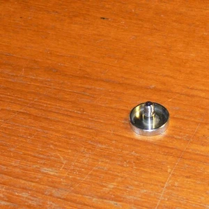 1/4 inch SIZE camera screw tripod screw CHROME METAL 0.25in threaded base - Picture 1 of 2
