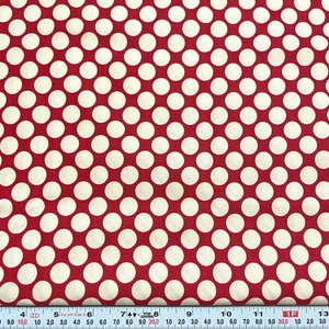 Apple Pie by American Jane Sandy Klop Moda Cream Red Cotton HALF YARD Remnant - Picture 1 of 2