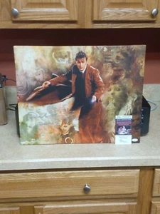 David Tennant Doctor Who TV Show Signed 10th Doctor 16x20 Canvas JSA AB34620 - Imagen 1 de 4