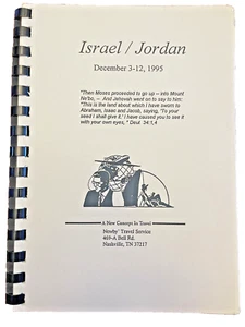 Livre Israël Jordanie Tour des Terres de la Bible 1995 Newby's Travel Services 212 pages - Photo 1/10