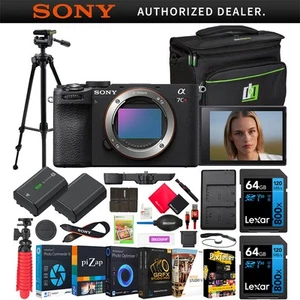 Sony a7CR Mirrorless Camera Body Black+Bag & Accessories Kit Bundle - Picture 1 of 11