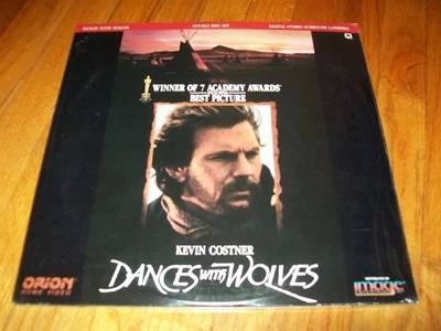 DANCES WITH WOLVES 2-Laserdisc LD SET BRAND NEW SEALED FULL SCREEN FORMAT RARE - Image 1 of 2