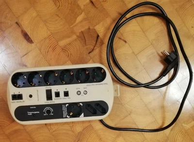 Uni-electra Multifunktions Steckdosenleiste 9fach Master slave Funktion 73502 - Bild 1 von 4