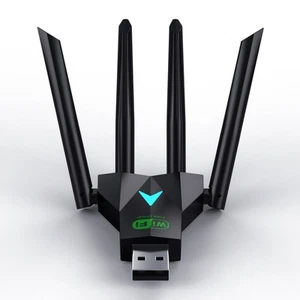 2,4 G 5G Dualband USB 3.0 Wireless WiFi-Adapter für Windows XP/7/8/ 8.1/10/11 - Bild 1 von 6