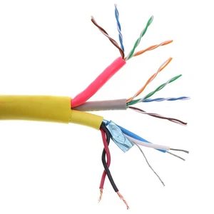 WEST PENN C2425 COMPOSITE CONTROL CABLE, 2X CAT5E + 22/2C + 18/2C, 1000-FEET - Picture 1 of 2