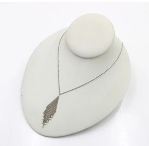 Tiffany & Co. Elsa Peretti Mesh Fringe Pearl Necklace, Tiffany Mesh Necklace - Picture 1 of 13