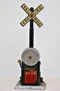 Vtg. MARX  Toys 1950's MAR LINES Model Railroad Crossing Signal Bell O Gauge  - Picture 1 of 5
